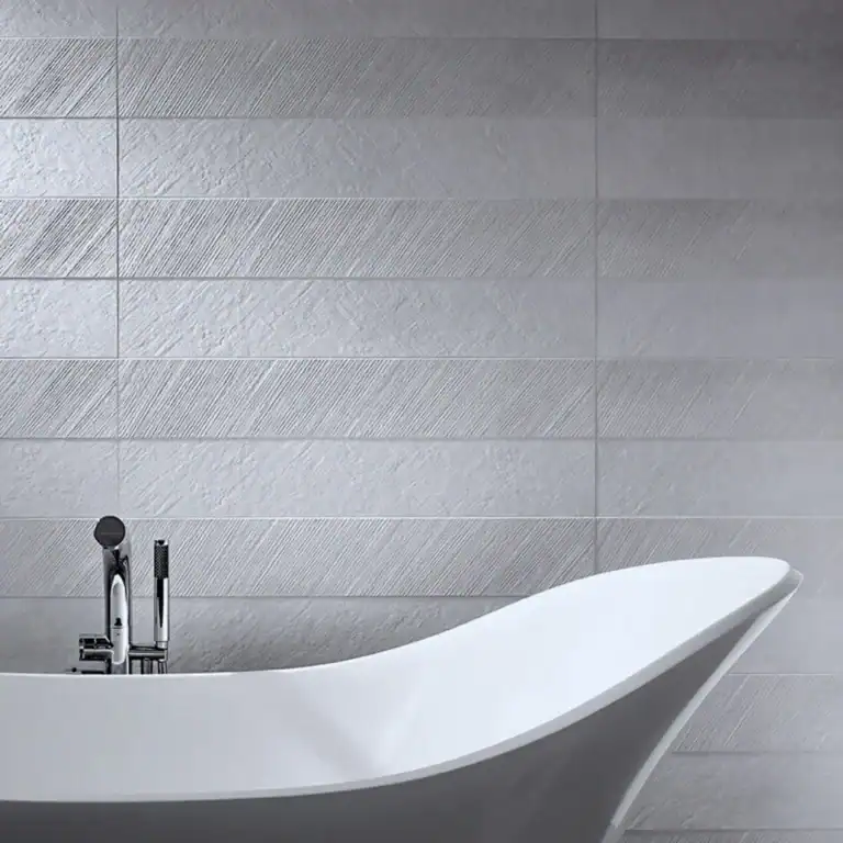 grey ceramic feature wall tile