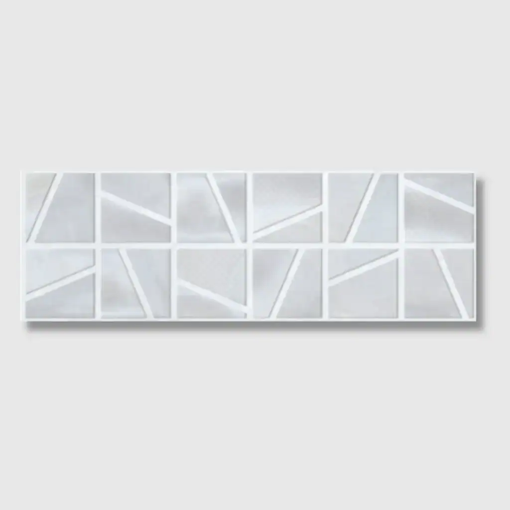 grey patterned ceramic wall tile