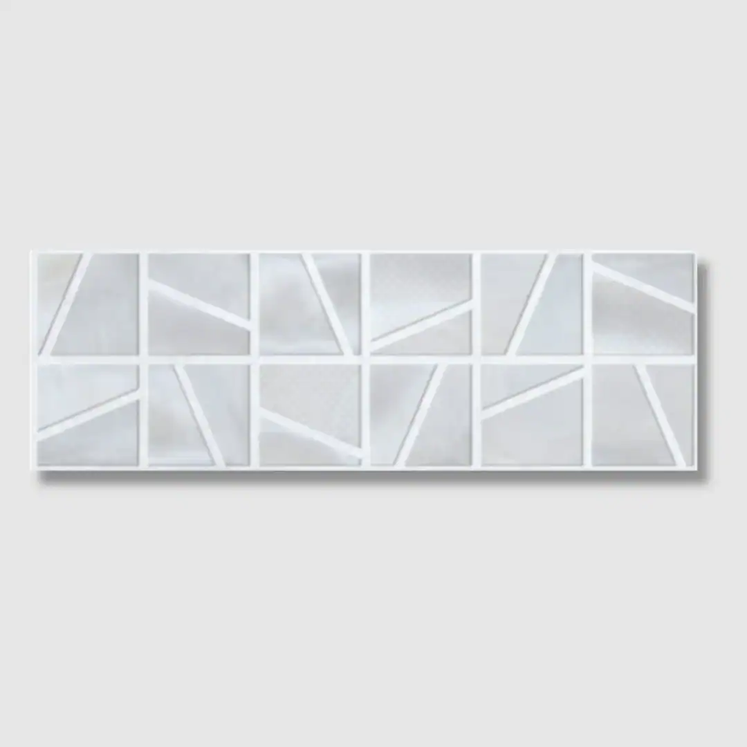 grey patterned ceramic wall tile