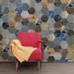 Colourful Hexagonal Tile
