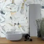 Blue Marble Hexagonal Tile