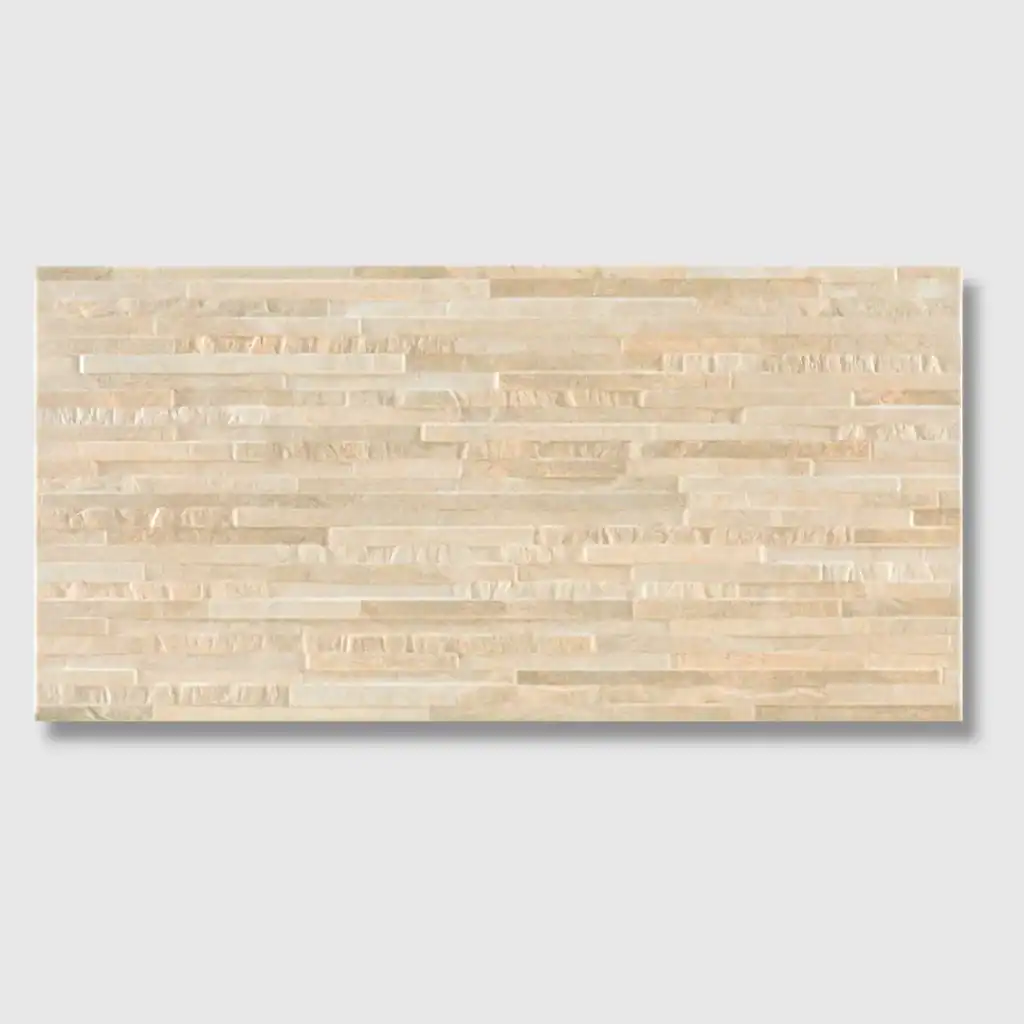 caramel textured stone tile