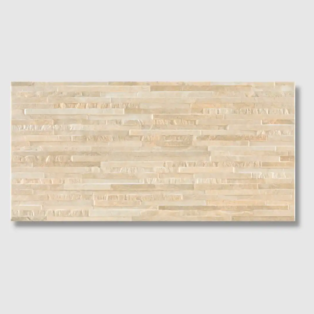 caramel textured stone tile