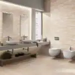 caramel textured stone tile