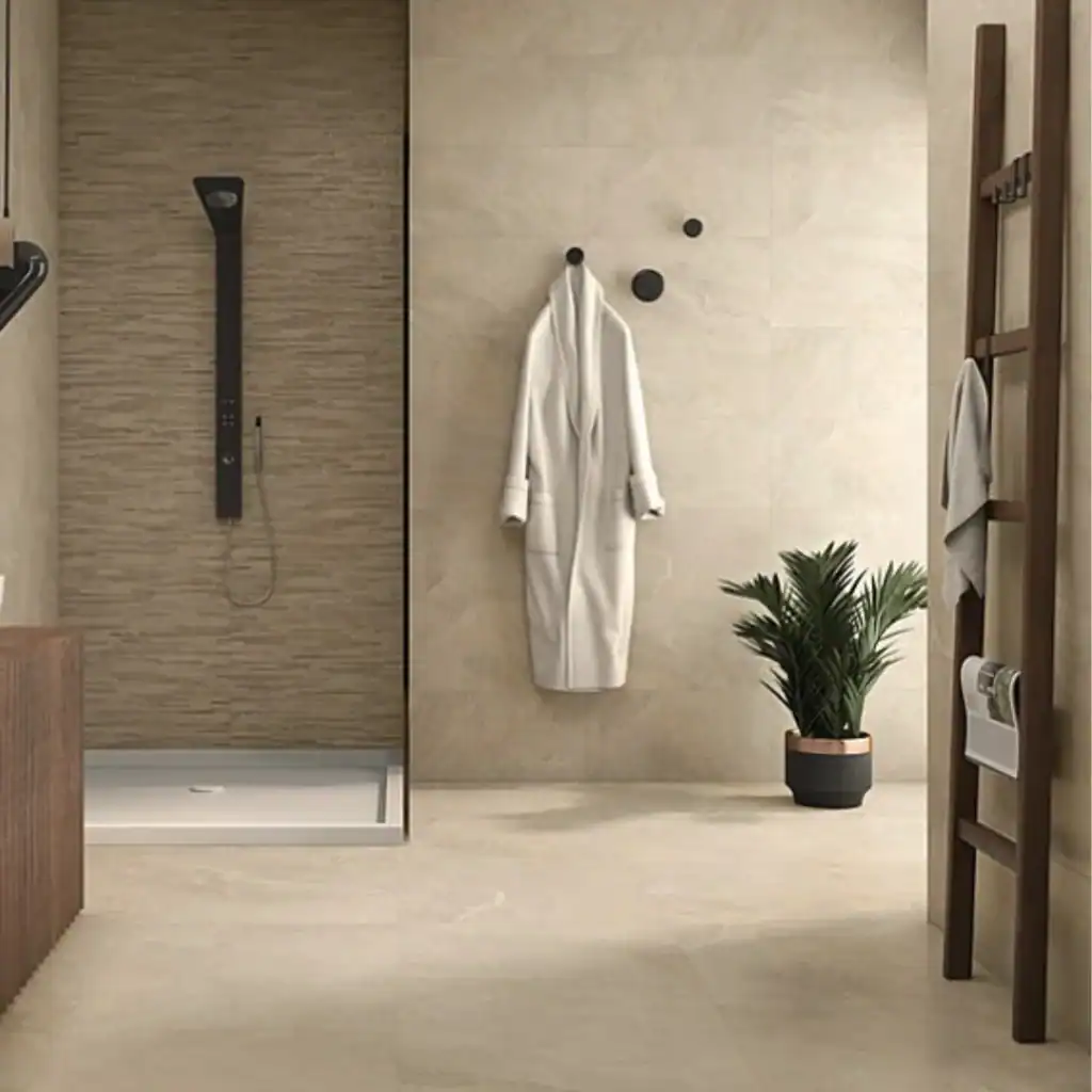 Caramel Stone Effect Porcelain Tile