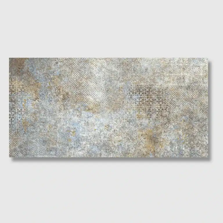 rustic Moroccan patterned tile