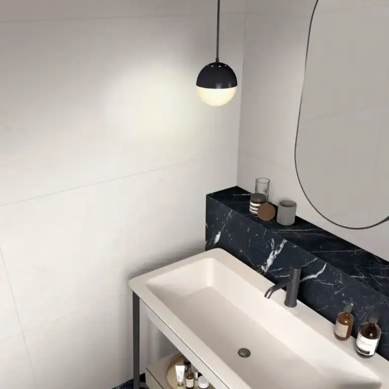 Plain snow Snow white porcelain tile