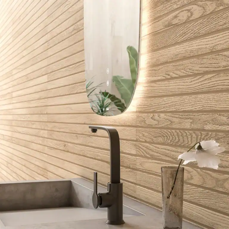 brown wood effect ceramic wall tile