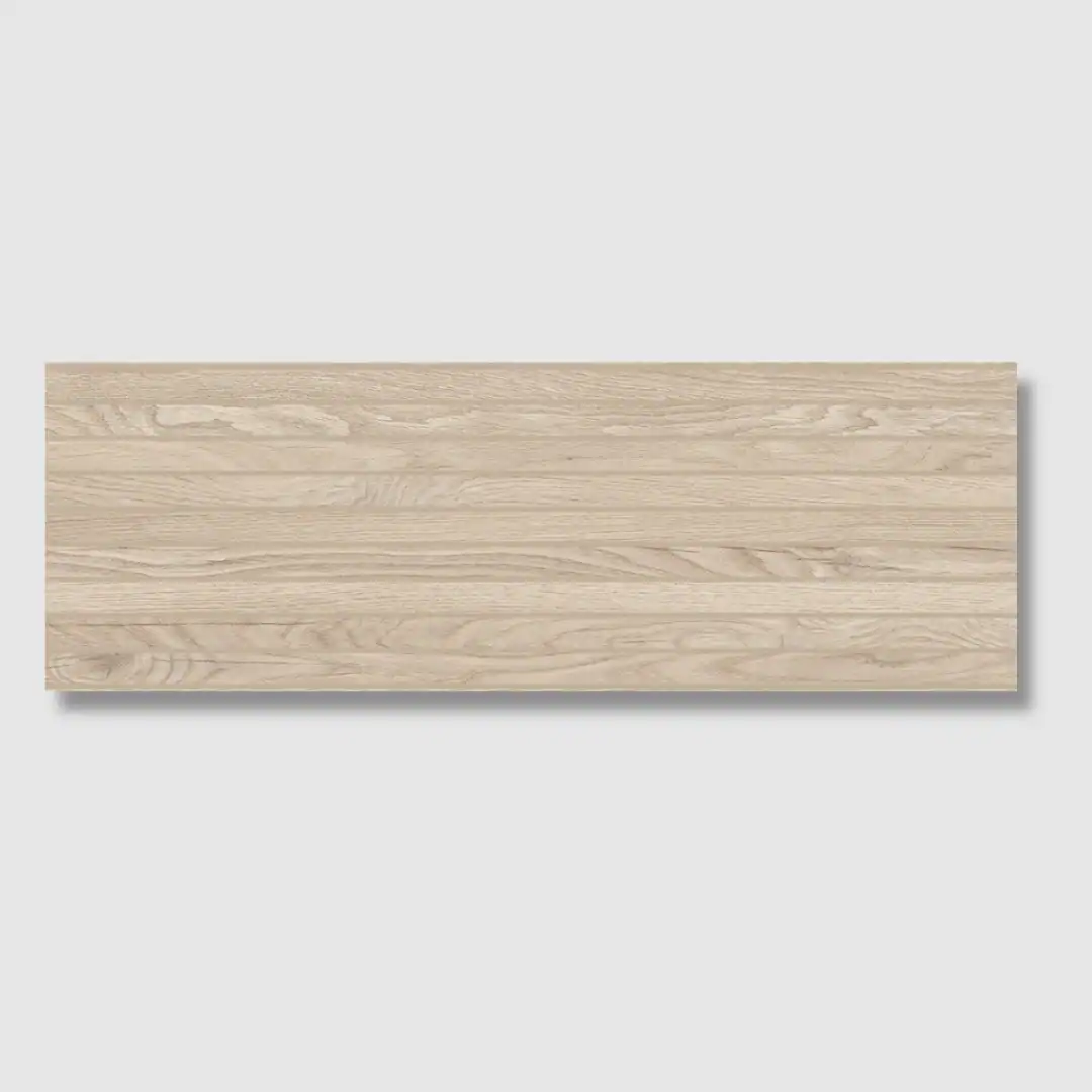 taupe wood effect ceramic wall tile