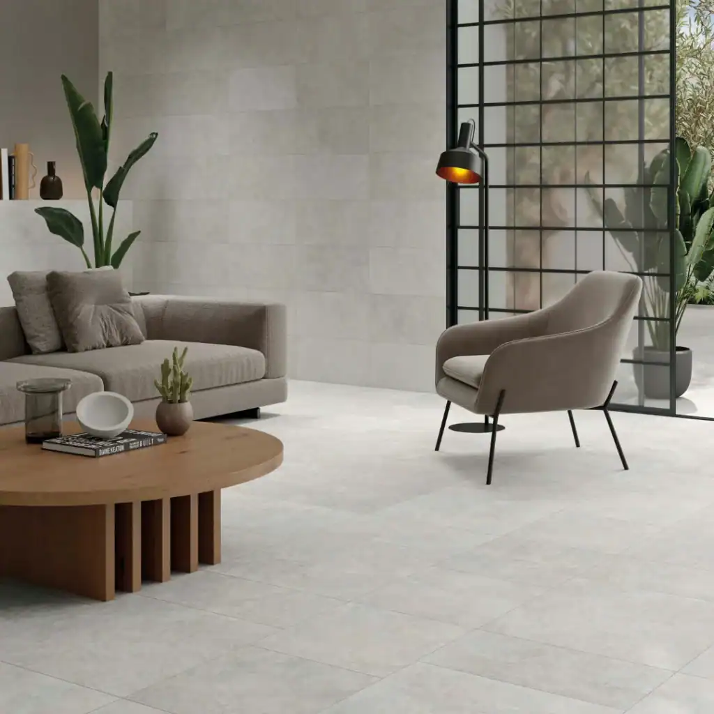 grey stone effect wall tile