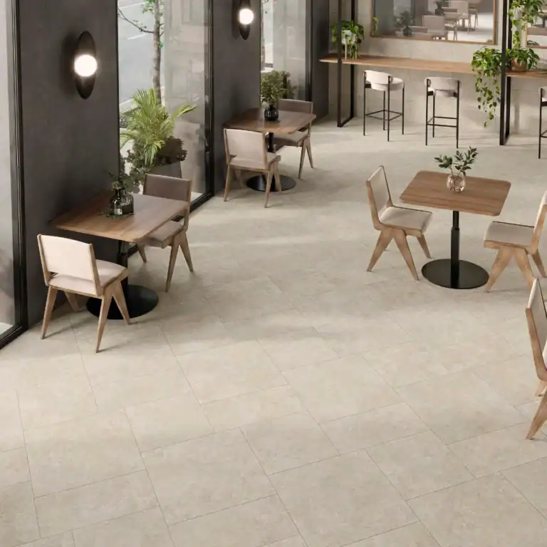 beige stone effect porcelain floor tile
