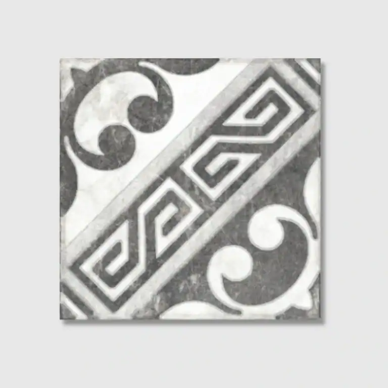 Victorian patterned porcelain tile