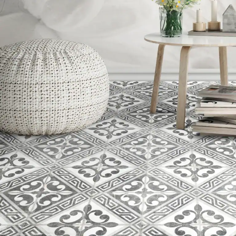 Victorian patterned porcelain tile