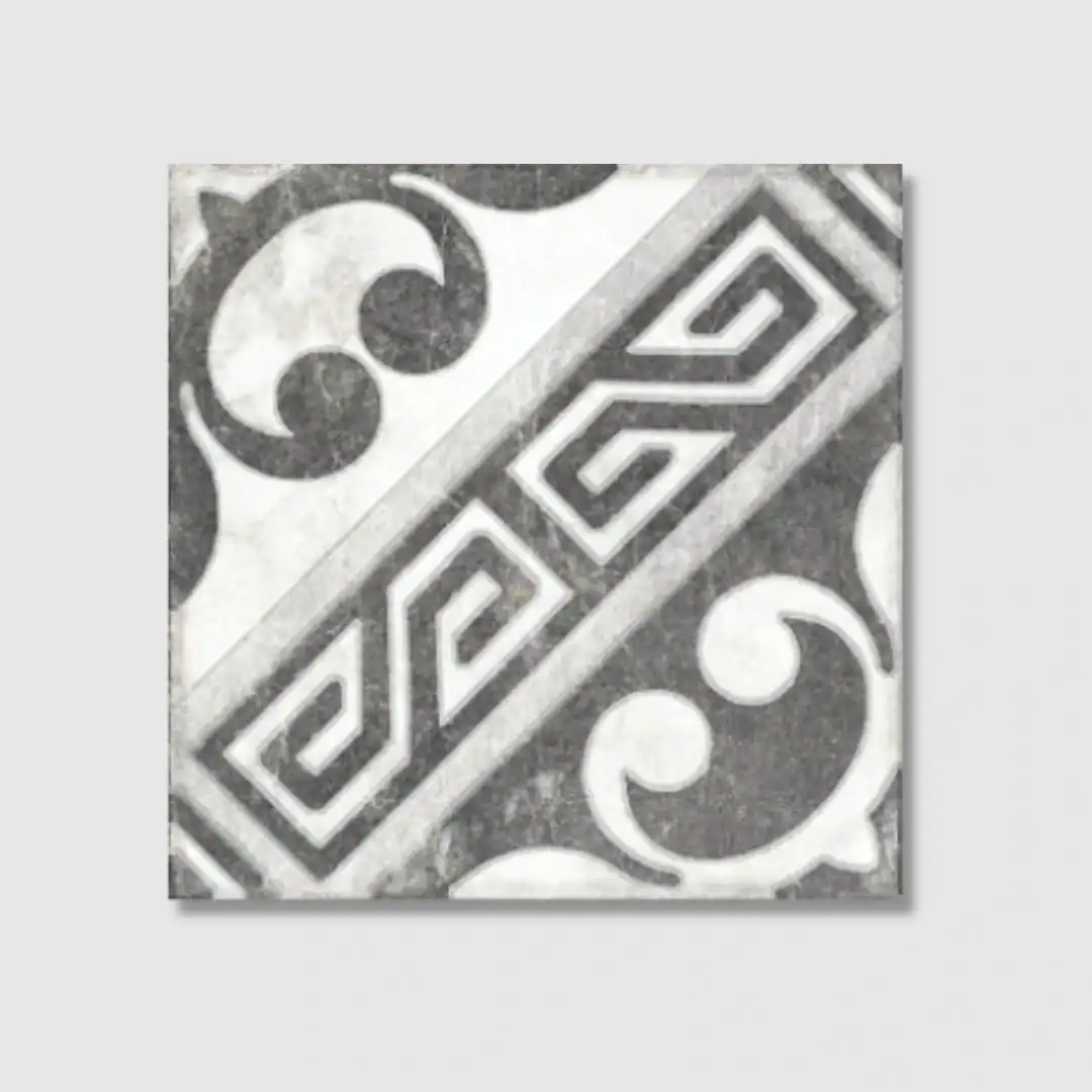 Victorian patterned porcelain tile