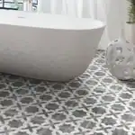 geometric Victorian porcelain tile