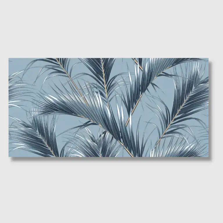 Palm Decor, palms patterned porcelain tile