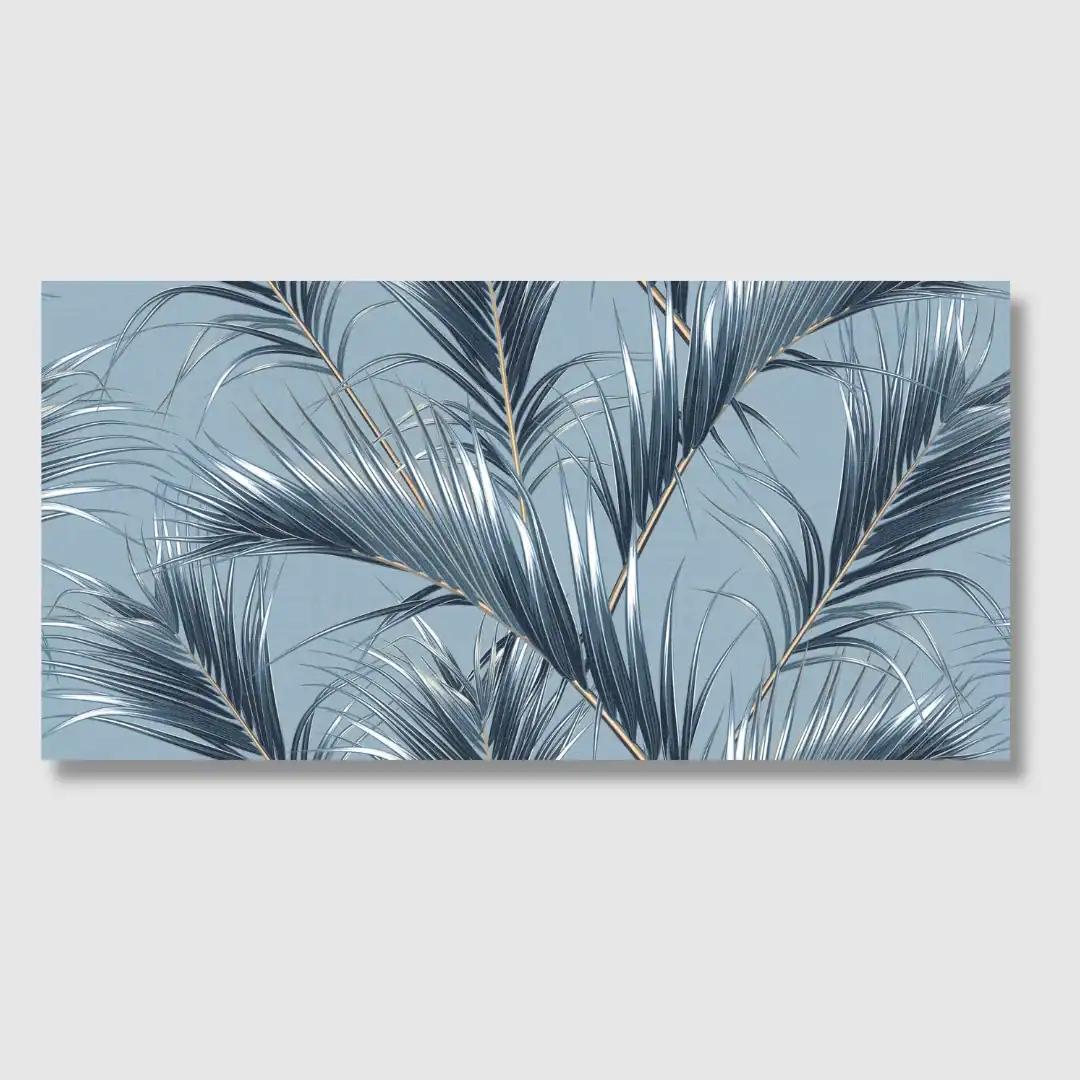 Palm Decor, palms patterned porcelain tile