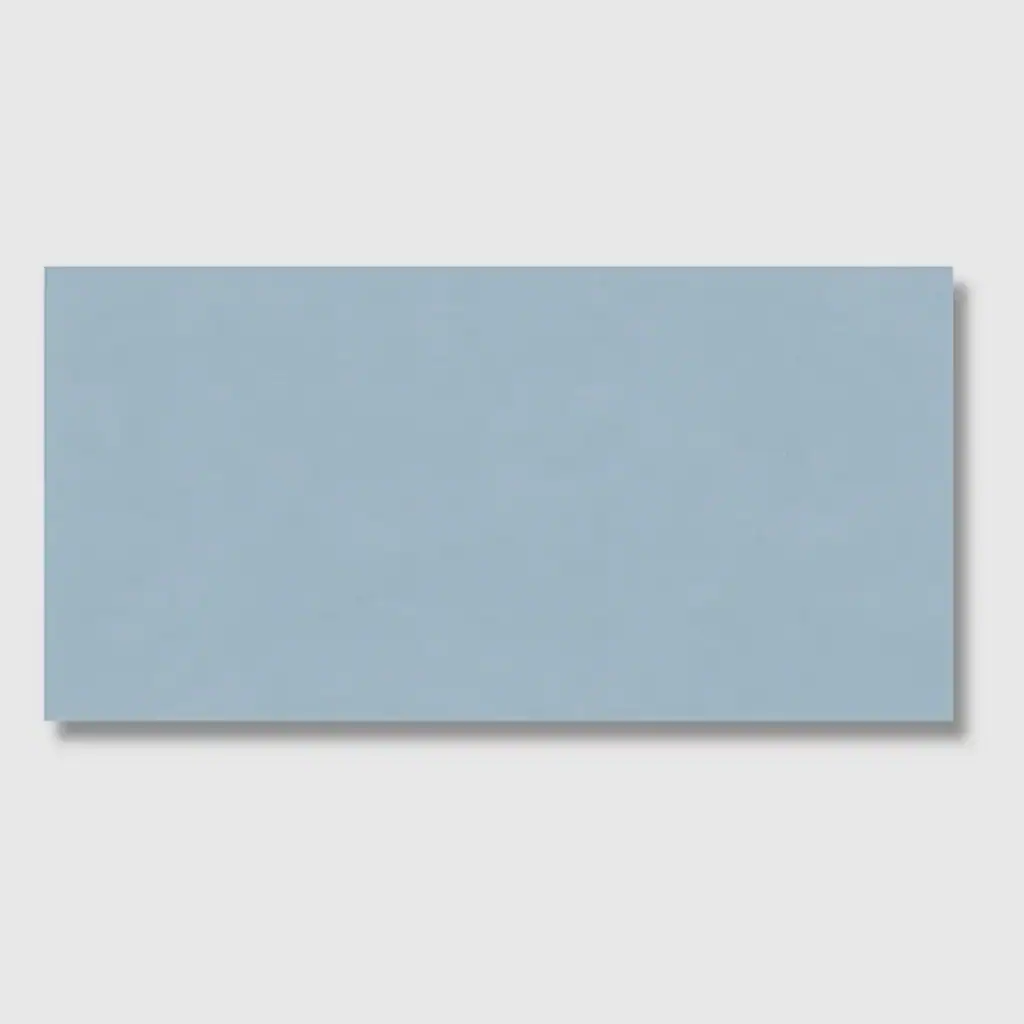 Plain sky light blue porcelain tile