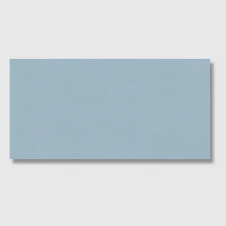 Plain sky light blue porcelain tile