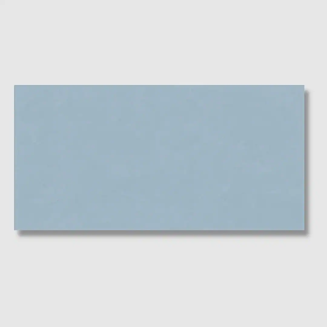 Plain sky light blue porcelain tile