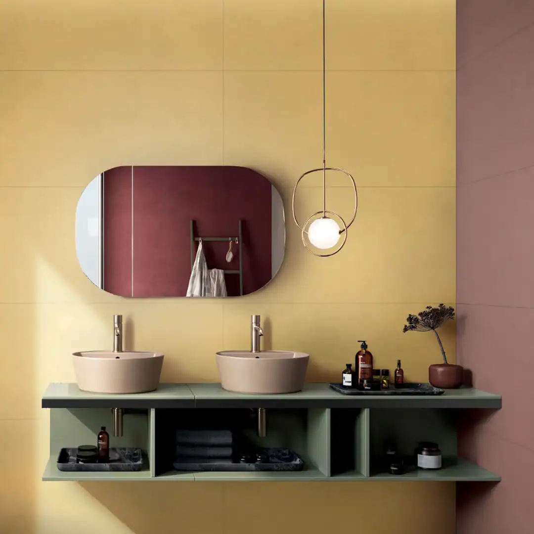 Plain Ginger porcelain tile