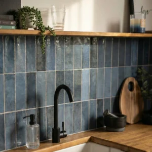 small tiles kitchen