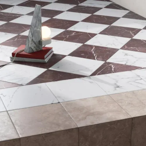 Damasco Bianco Carrara 25x25
