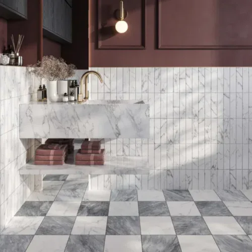 Damasco Grigio Bardiglio 25x25